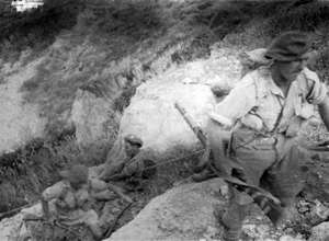 SAS SRS cliff training for Cape Murro di Porco - Davis Collection